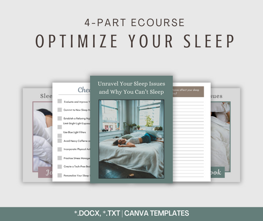 4-Part eCourse: Optimize Your Sleep