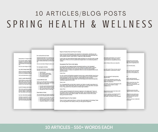 Spring Health & Wellness | 10 Articles